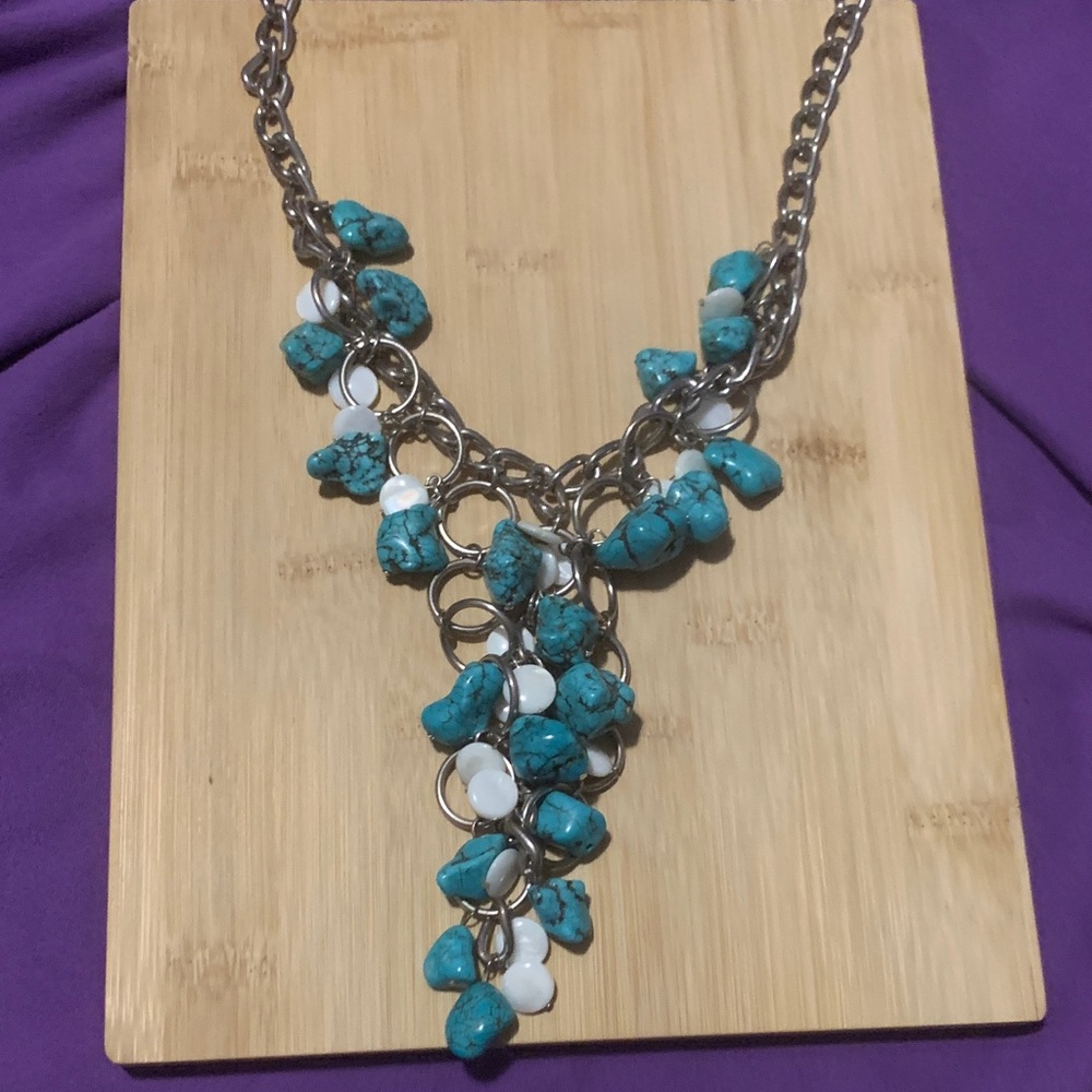 Turquoise Stone Necklace